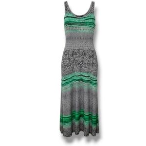 Fever Women’s Multicolor Sleeveless Maxi Dress – Size Small